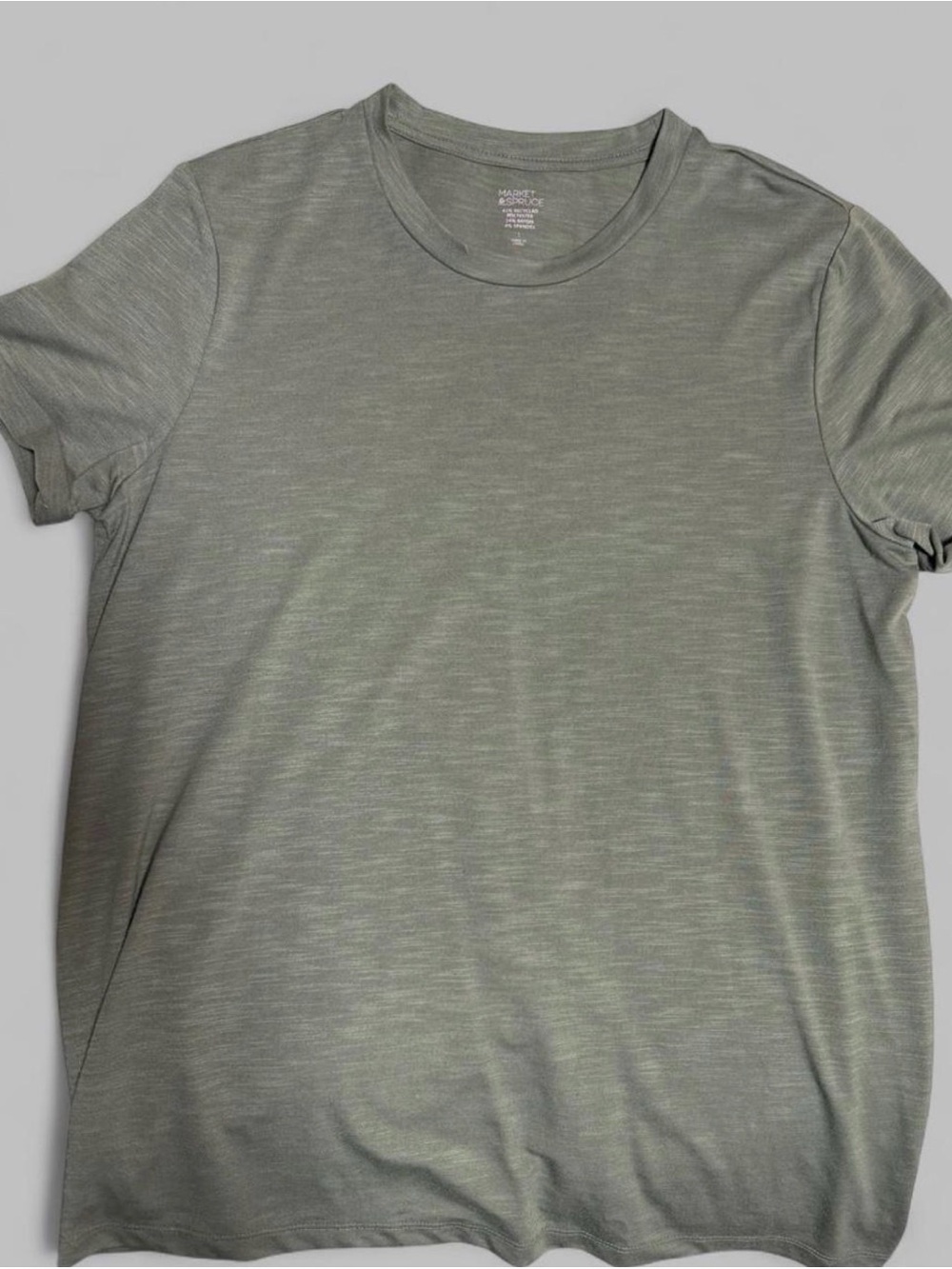 Market & Spruce Sage Green Crewneck Tee